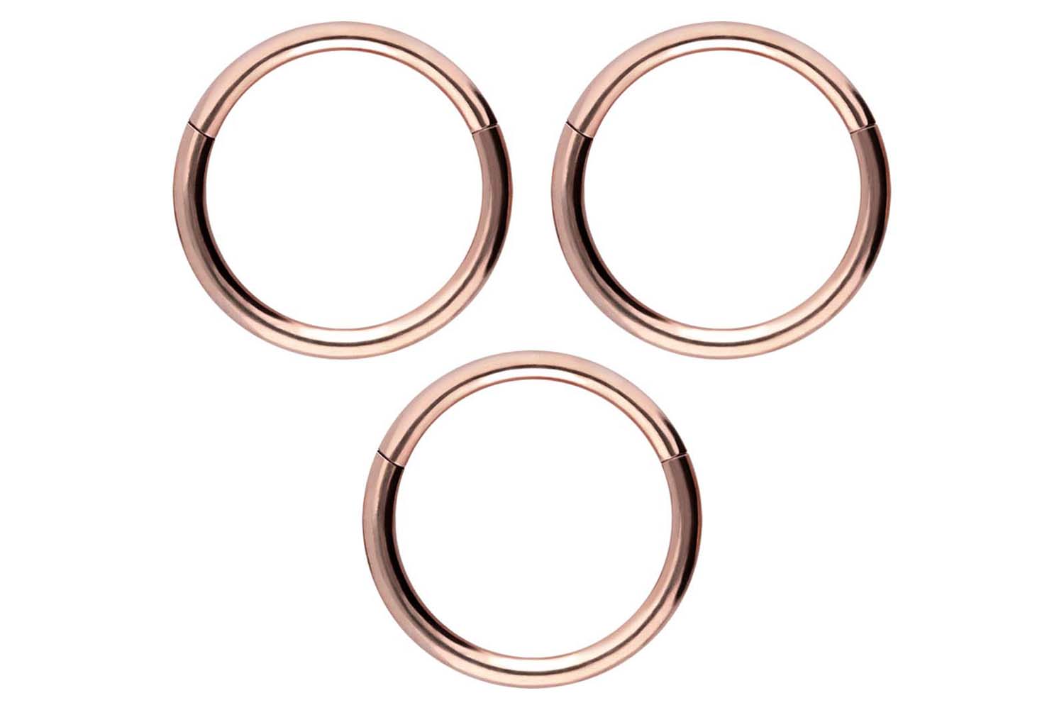 SET Chirurgenstahl Segmentring Clicker Piercing
